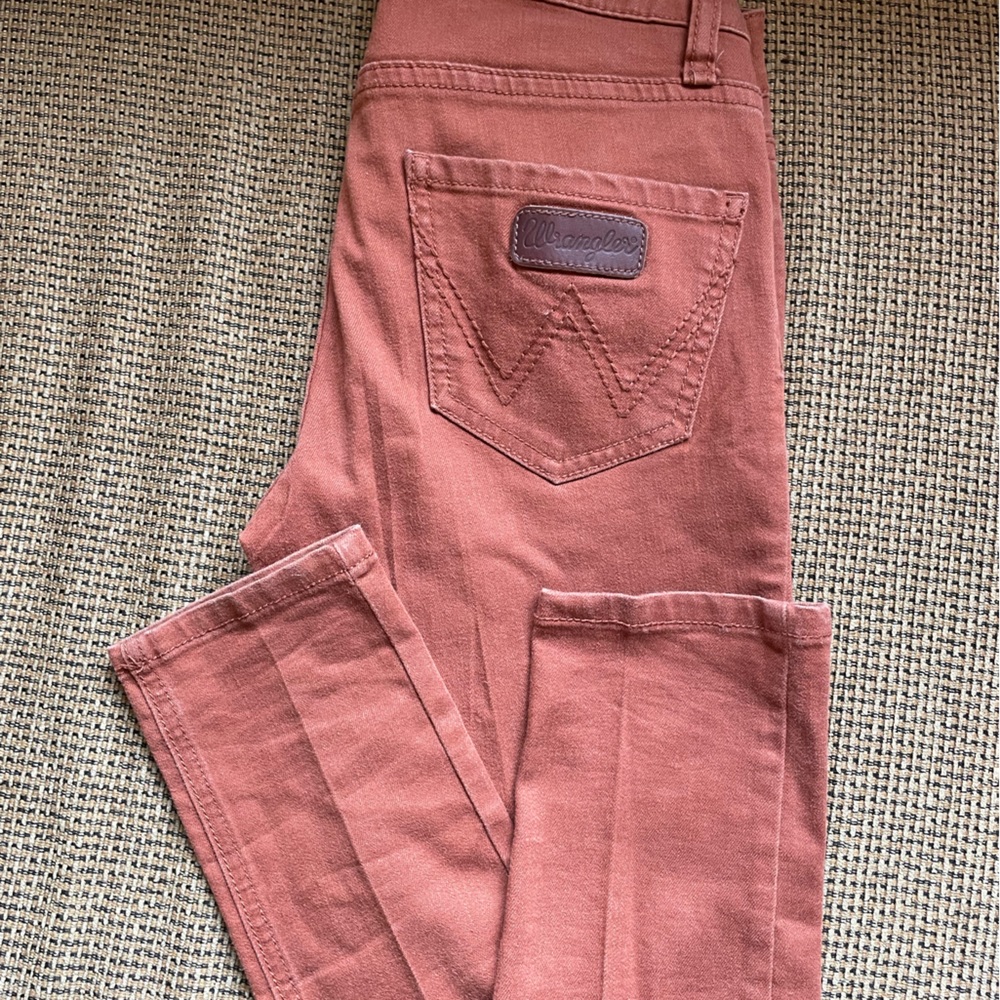 LAST CHANCE!!!Vintage Orange Wrangler Skinny Jeans
